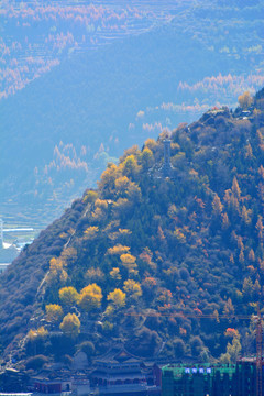 二郎山秋色