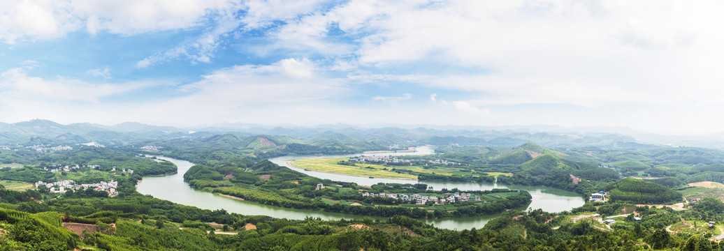 高清宽幅山水河流风光