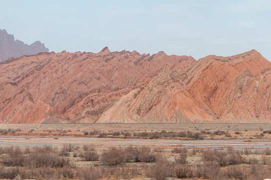 中国西部新疆塔里木野外地质考察