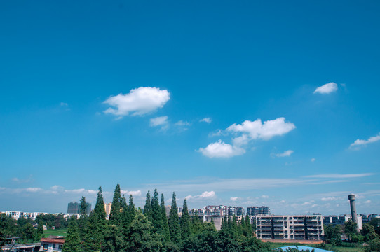 什邡市城市风光