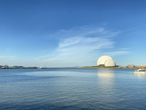 珠海日月贝歌剧院海景