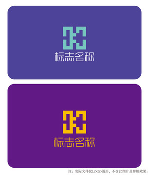 KH字母logo