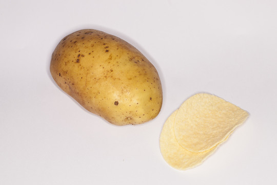 薯片与土豆