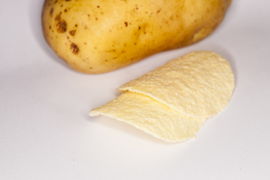 薯片与土豆