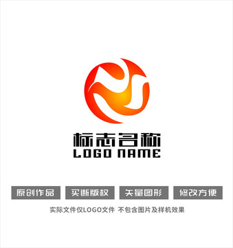 FY字母YF标志飞鸟logo