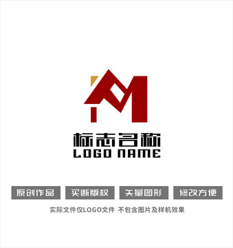ZM字母标志公司企业logo