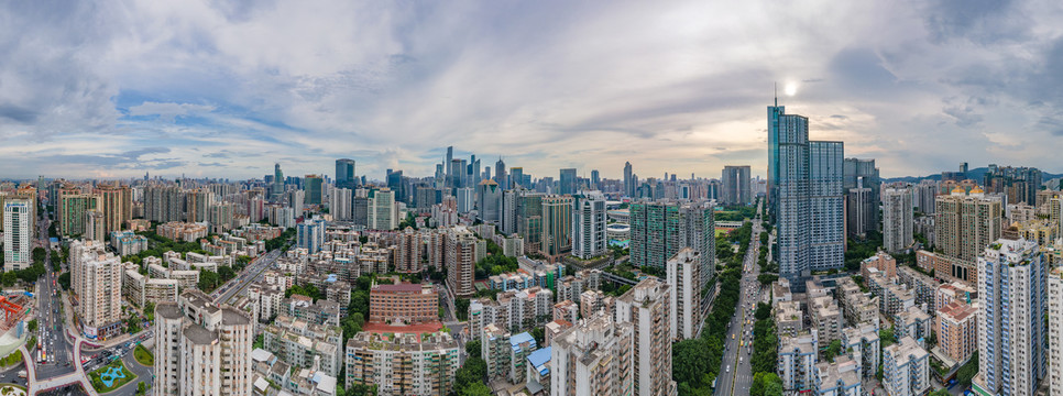 广州城区天河北路CBD