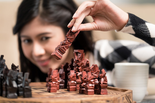 印尼女子下国际象棋