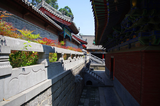 河南少林寺景区建筑