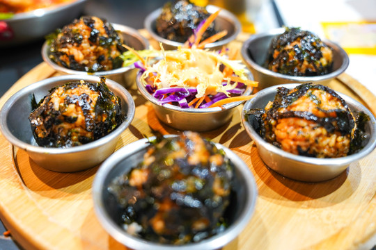 韩式紫菜饭团