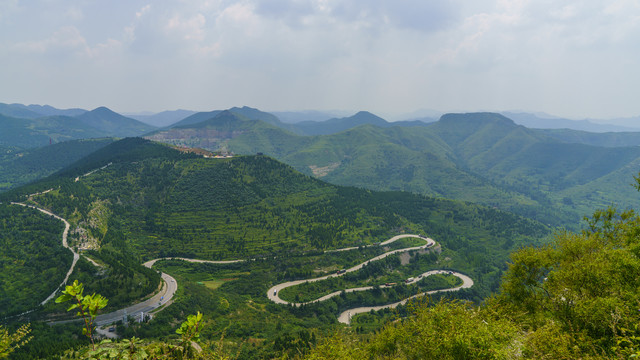 青州牛角岭盘山路