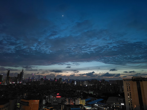 晚霞天空