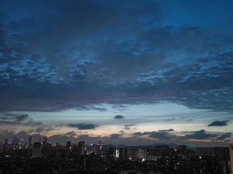 晚霞天空