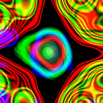 不规则线条抽象艺术画