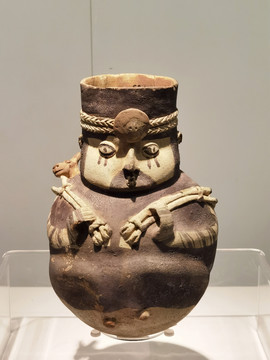 昌凯文化人物陶罐
