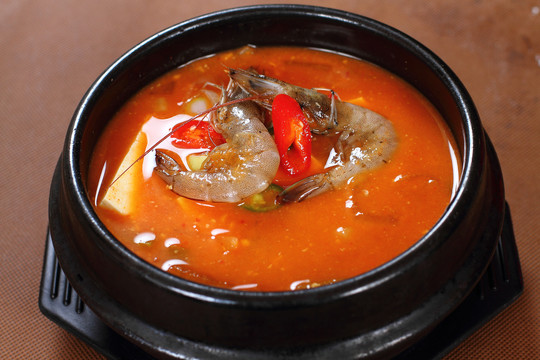 海鲜泡菜汤