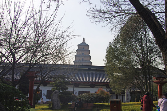 陕西西安大雁塔大慈恩寺