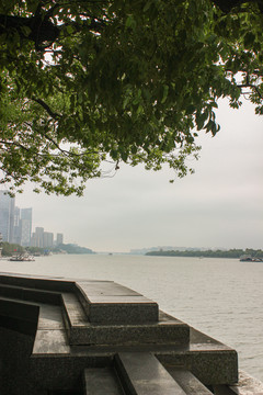 长沙湘江风光