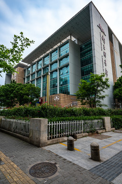 南京图书馆建筑景观