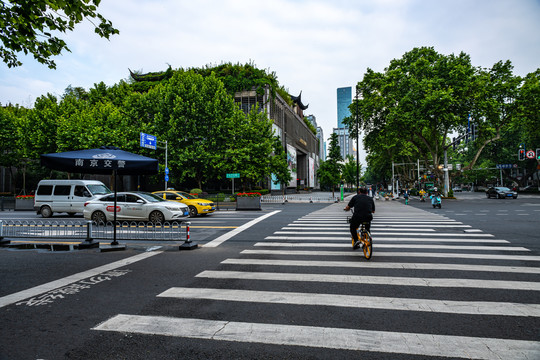 南京图书馆建筑景观