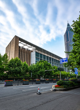 南京图书馆建筑景观