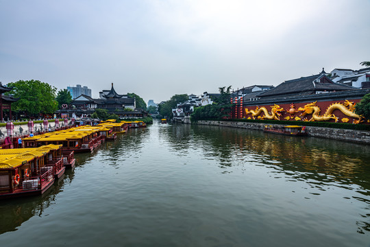 江苏南京夫子庙秦淮河风光带