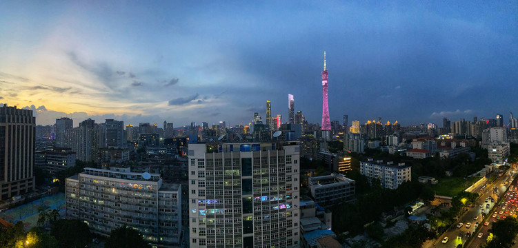 广州城市全景