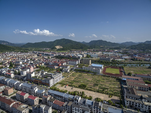 浙江省东阳市马上桥村航拍