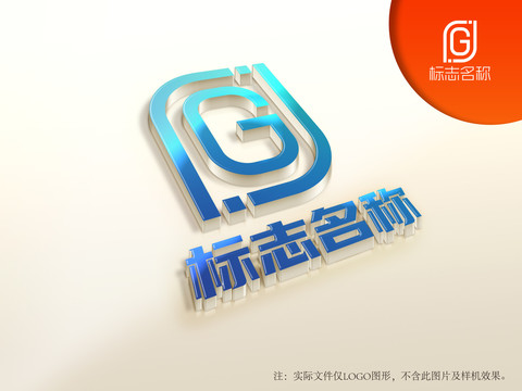 GJ字母logo