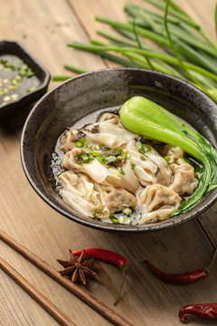 中国传统美食馄饨