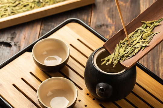 中国传统茶叶西湖龙井茶