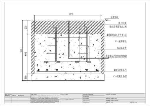 导视基础预埋图