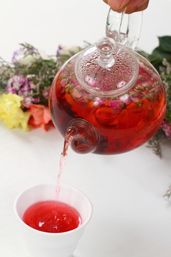 玫瑰花茶