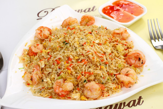 虾仁炒饭