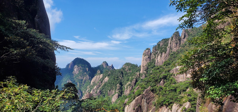 江西三清山群山