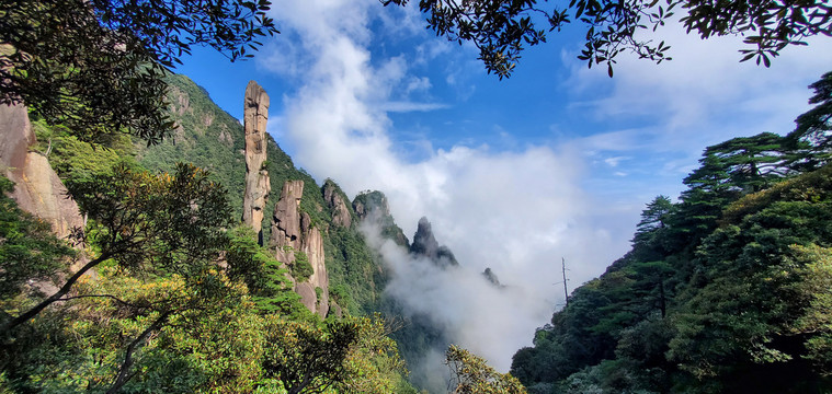 江西三清山仙境
