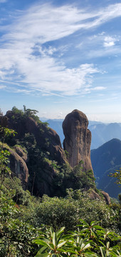 江西三清山山峰