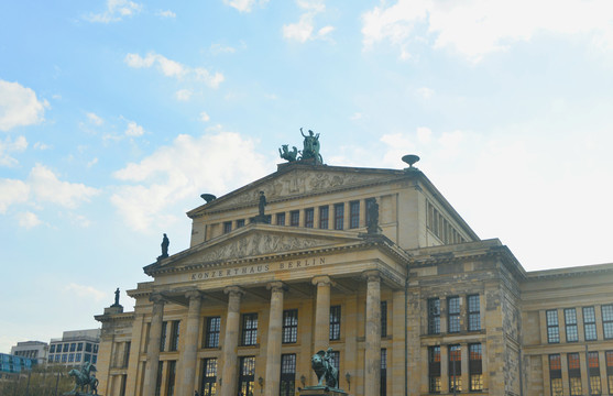 德国柏林音乐厅建筑外景