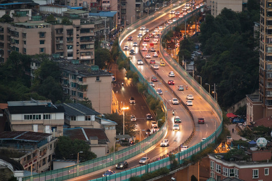 观山东路与宝山北路衔接高架桥