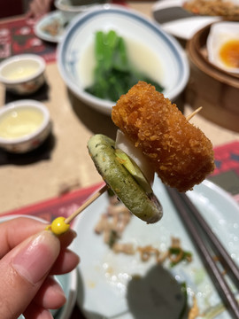 鱼柳葱油饼