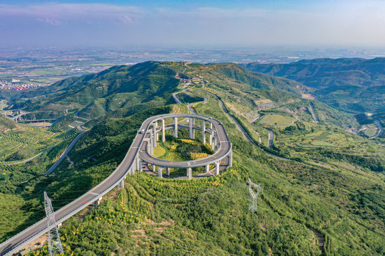 太原天龙山网红桥