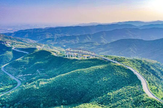 太原天龙山网红桥