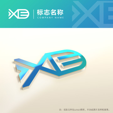 XD字母logo设计