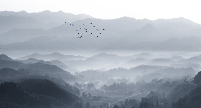水墨山水