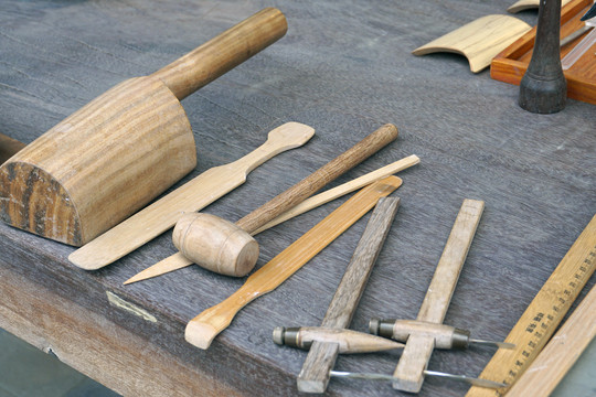 成都文殊坊制陶手工作坊传统工具