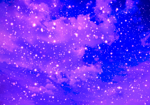 紫色星空