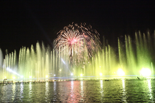 克拉玛依音乐喷泉