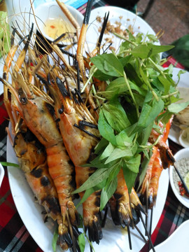 越南美食烤虾