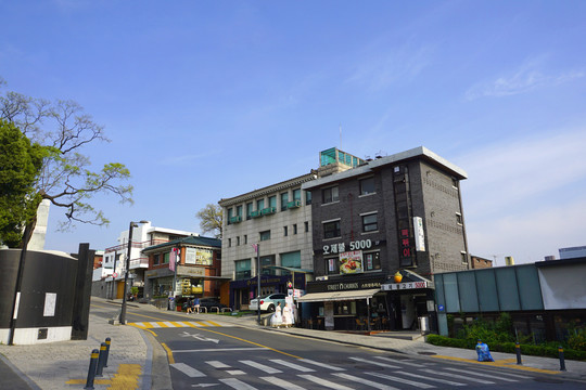 韩国首尔北村旅游区都市街道
