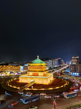 钟楼夜景